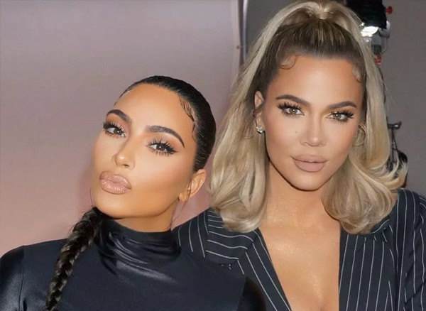 Kim Kardashian e Khloé Kardashian (Foto: Reprodução / Instagram)