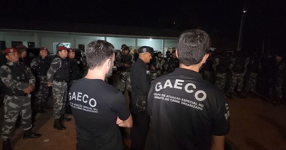 Operação combate crime organizando em pelo menos 7 cidades do Acre  — Foto: Asscom/MP-AC