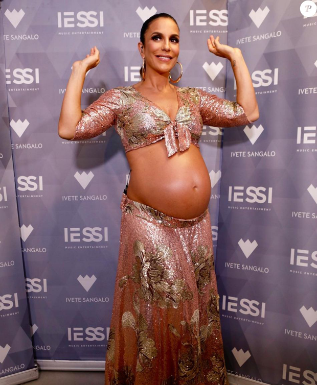 Ivete Sangalo grávida de gêmeas (Foto: Reprodução/Instagram)