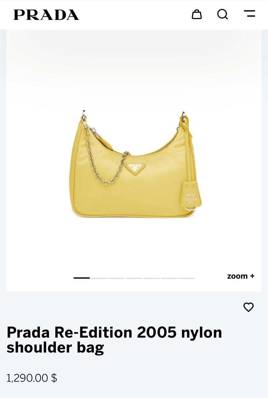 Prada Re-Edition 2005 Nylon Shoulder Bag (Foto: Reprodução/Prada)