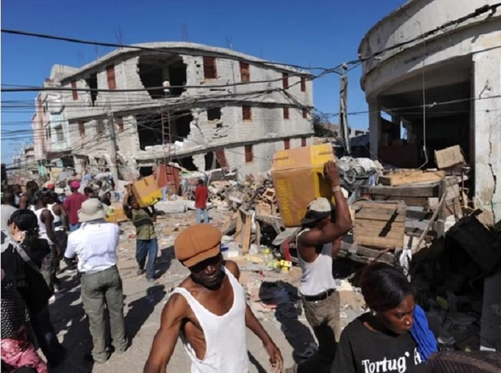 Terremoto no Haiti aconteceu em 2010 — Foto: AFP