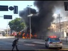 Protesto por morte do menino Ryan tem ônibus queimados em Madureira
