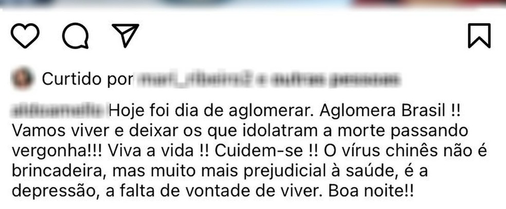 Postagens foram feitas neste domingo � Foto: Reprodu��o