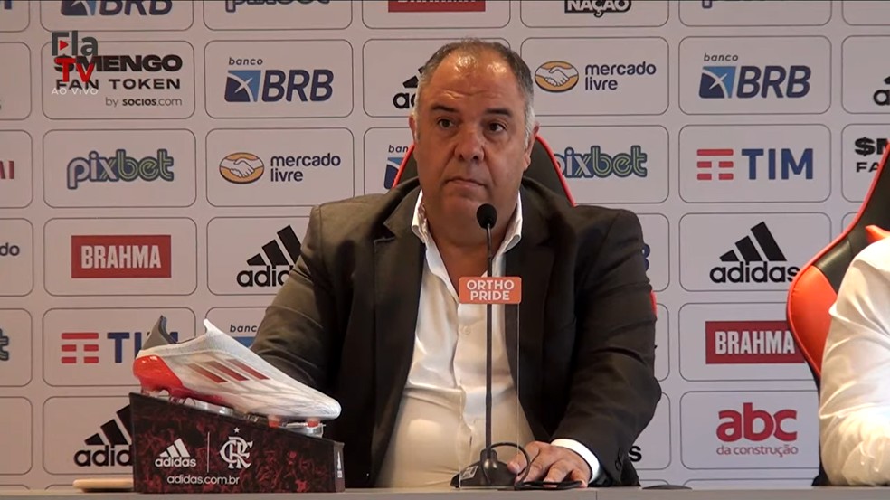 Marcos Braz, vice de futebol de Flamengo — Foto: Reprodução