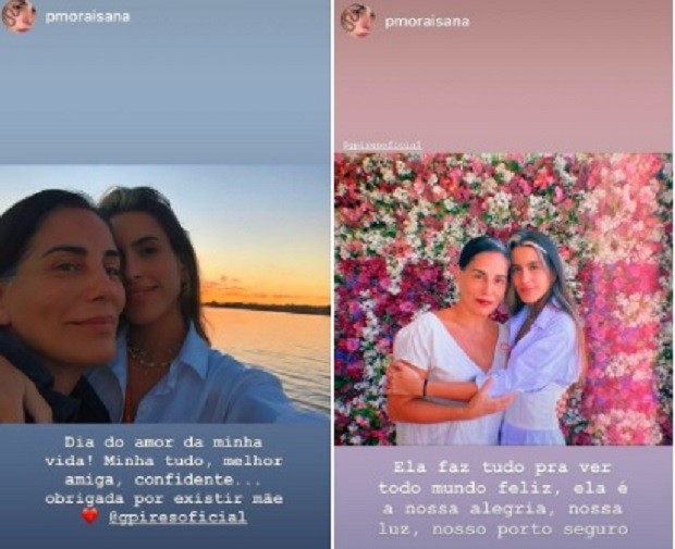 Gloria Pires é homenageada pela filha Ana (Foto: Reprodução/Instagram)