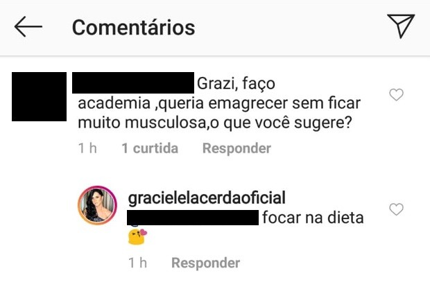 Graciele Lacerda dá dica para boa forma (Foto: Reprodução/Instagram)