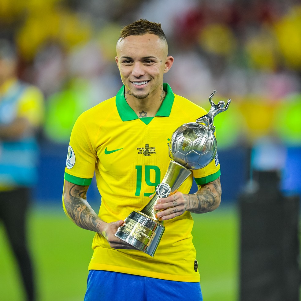 Everton, artilheiro da Copa Am&eacute;rica, &eacute; esperado na lista de Tite na pr&oacute;xima sexta-feira. Brasil enfrenta Senegal e Nig&eacute;ria em outubro &mdash; Foto: BP Filmes