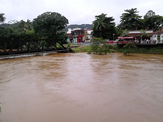 Chuvas têm gerado preocupação em Itariri, SP (Foto: VC no G1/ Thiago Pereira dos Santos )