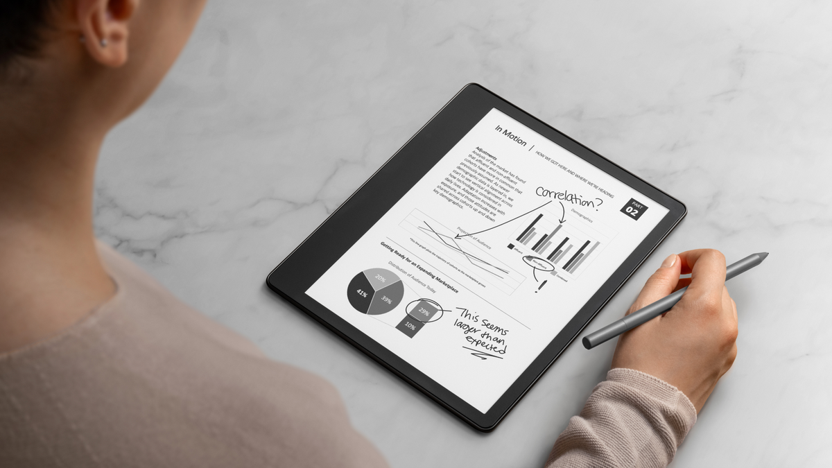 Kindle Scribe: el nuevo lector de libros tiene un bolígrafo para notas |  lector electrónico