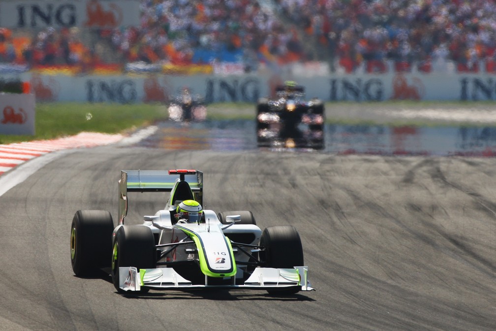 A última vitória de Jenson Button em 2009 foi no GP da Turquia, sétima corrida da temporada — Foto: Paul Gilham/Getty Images