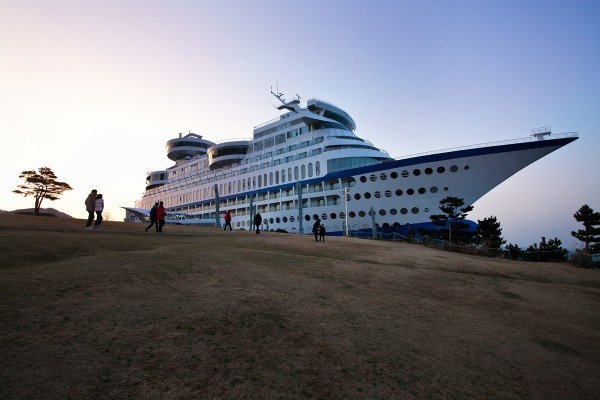 sun-cruise-resort-yatch-coreia-do-sul-hoteis-peculiares-mundo (Foto: Divulgação)