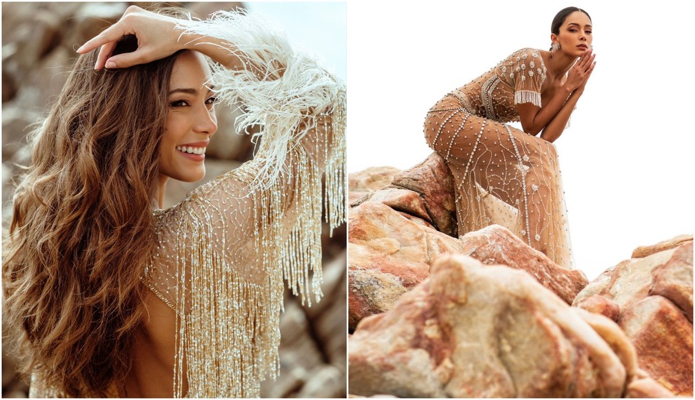 Luana Lobo, cearense que disputa a coroa de Miss Universo Brasil 2022, já morou em 18 países e é fluente em três idiomas — Foto: Brandão/Pedro Bayo/Divulgação