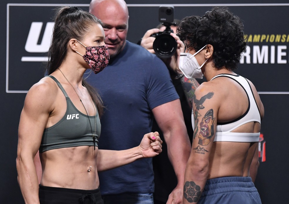 Felice Herrig x Virna Jandiroba  — Foto: Getty Images