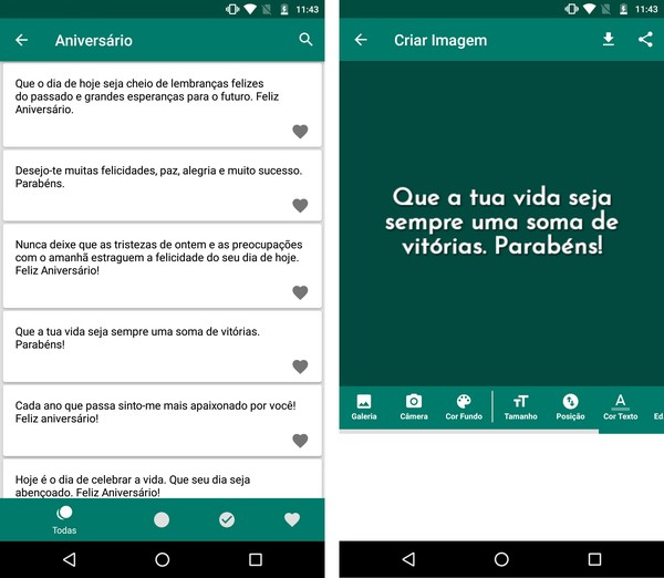Mensagem De Aniversario Para Whatsapp Veja Melhores Apps Gratis Apps Techtudo