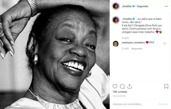 Walcyr Carrasco Leticia Colin E Mais Famosos Lamentam Morte De Ruth De Souza Famosos Gshow