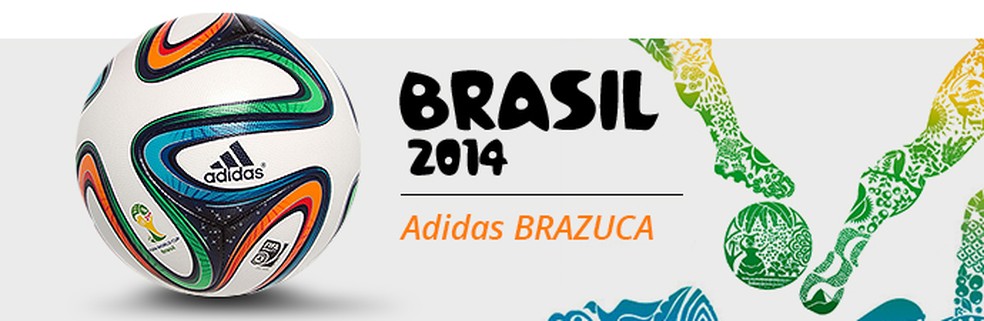 Bola Antiga da Adidas Brazuca Copa 2014 Brasil