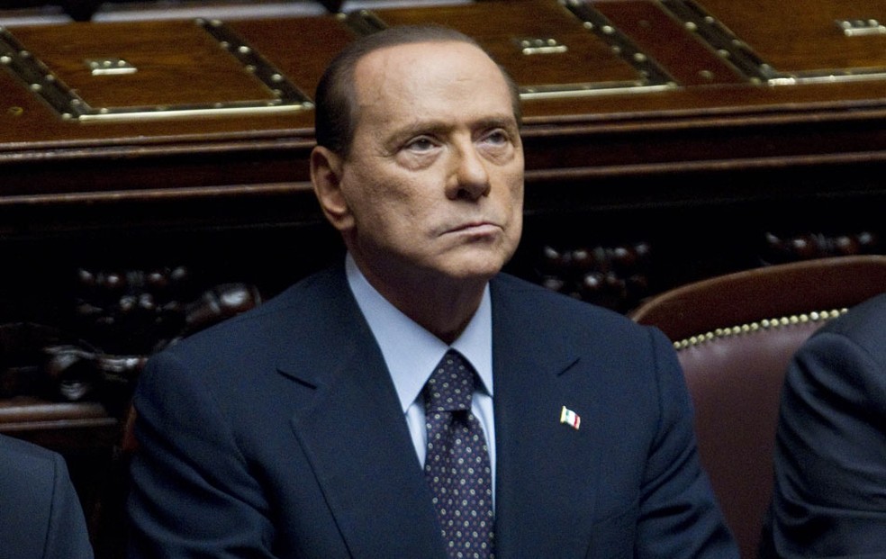Silvio Berlusconi durante votação no Parlamento italiano, em 2011 — Foto: AP 