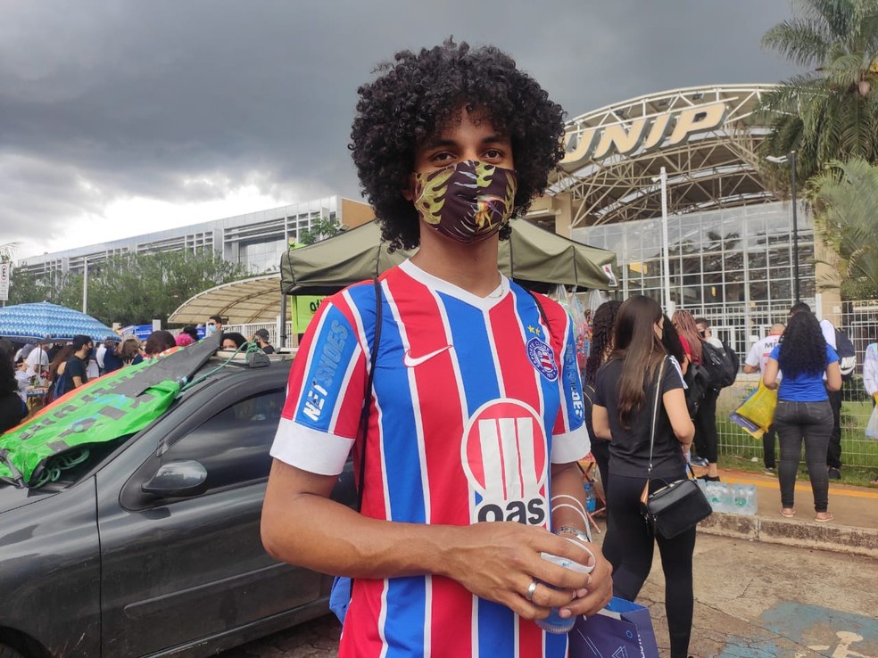 Vinícius Santana, de 23 anos, faz o Enem pela segunda vez no DF — Foto: Marilia Marques/ g1