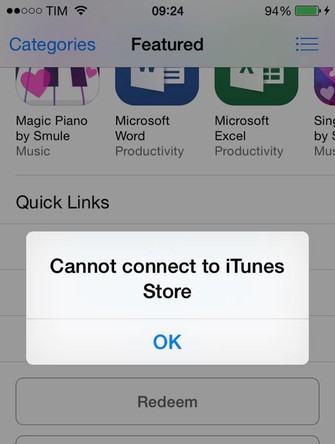 Problemas de conex?o no iTunes no iPhone (Foto: Reprodu??o/iTunes)