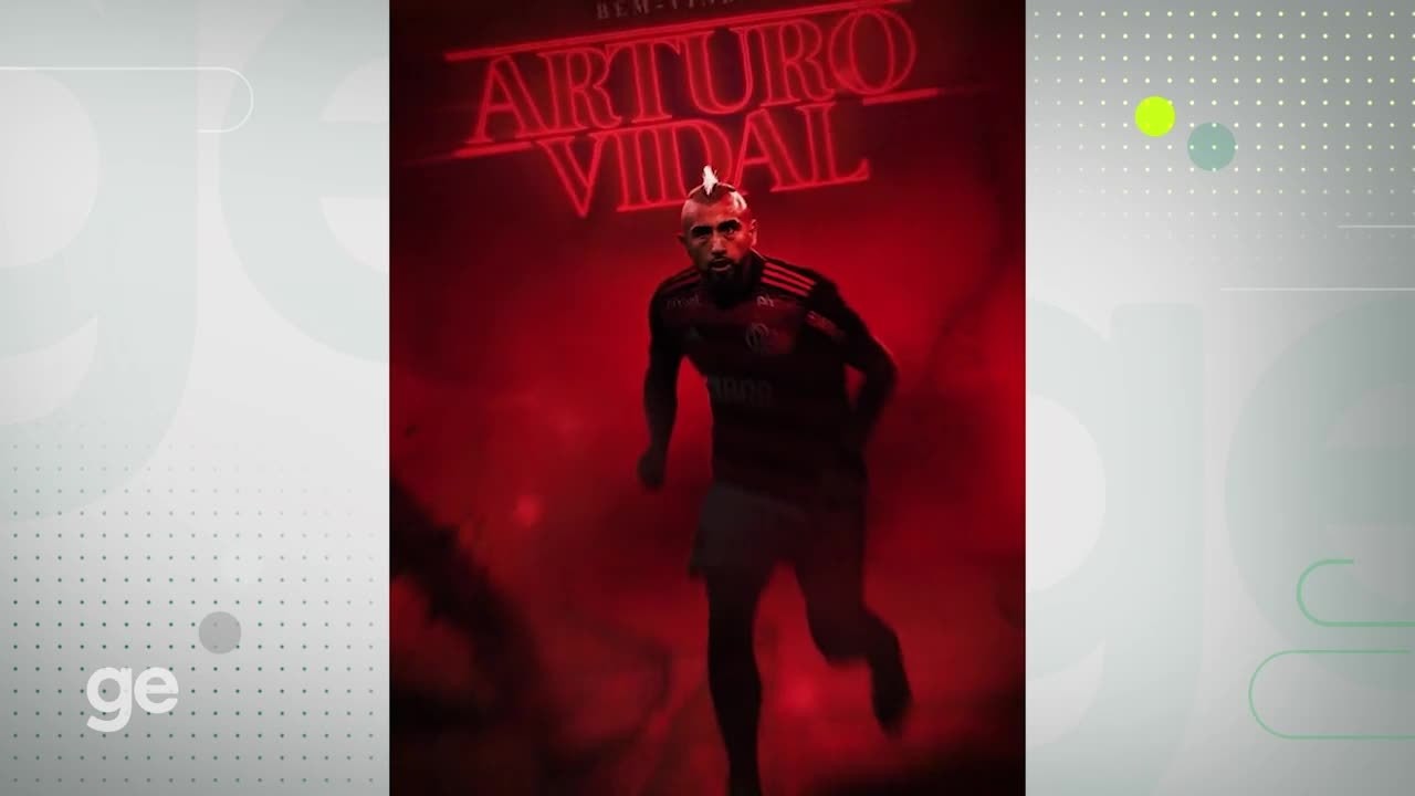 Flamengo anuncia oficialmente a contratação de Vidal
