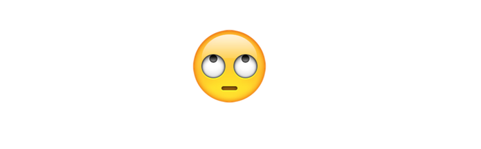 Emoji revirando olhos mostra deprezo ou desdenho a alguém (Foto: Reprodução/emojipedia)