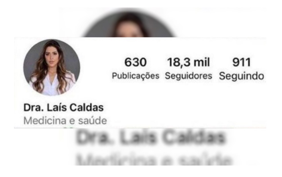 Laís tinha pouco mais de 18 mil seguidores antes de ser anunciada no 'BBB22' — Foto: Reprodução/Instagram 