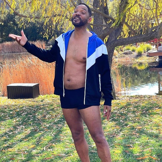 Will Smith posta foto sem camisa e brinca com boa forma (Foto: Reprodução/Instagram)
