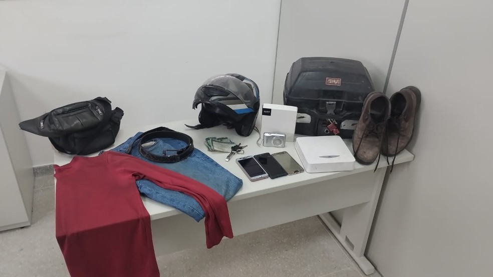 Material foi recolhido na casa do suspeito, em Natal — Foto: Divulgação