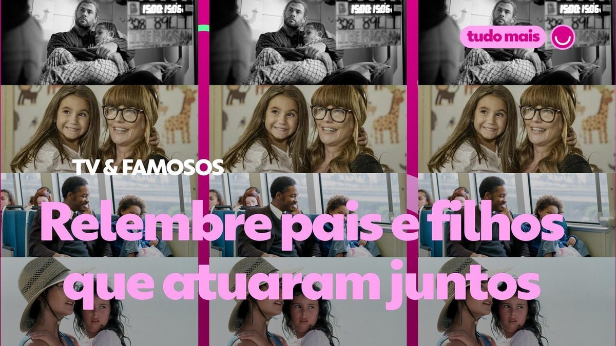 Video Porno De Bruna Lima - Assim como Chris Hemsworth; relembre 15 pais e filhos que atuaram juntos na  TV e no cinema! | TV & Famosos | gshow