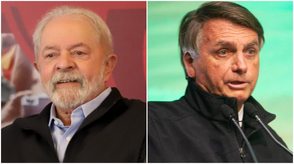Lula e Bolsonaro — Foto: Estadão Conteúdo