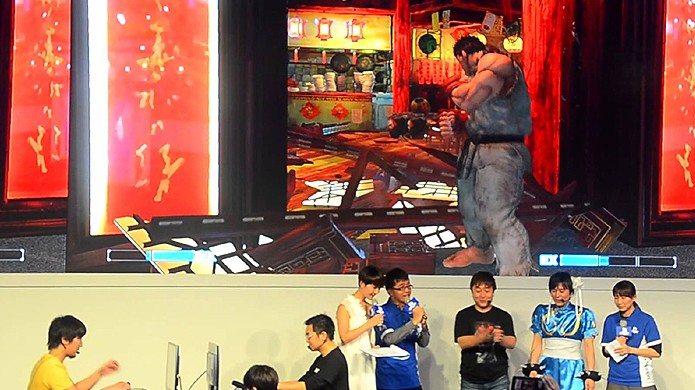 Daigo Umehara e Bruce Hsiang se enfrentaram em Street Fighter 5 durante a feira Taipei Game Show (Foto: VG247)