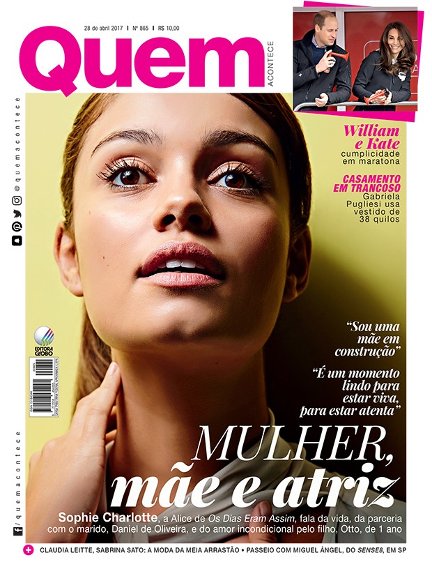 Sophie Charlotte estampa capa da QUEM (Foto: Christian Gaul/Ed. Globo)