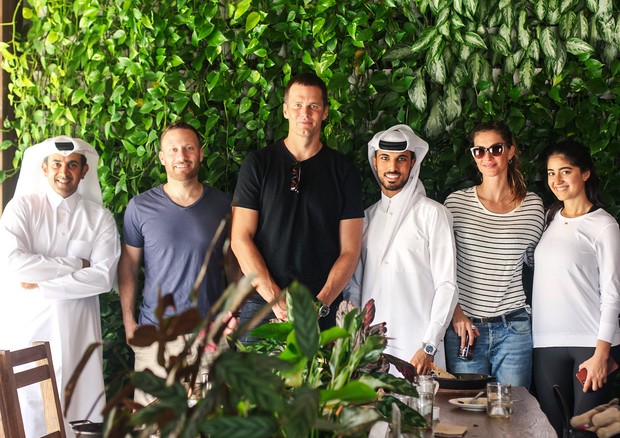 Gisele Bündchen visita restaurante orgânico no Catar (Foto: Reprodução/Instagram)