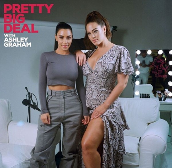 Ashley Graham e Kim Kardashian (Foto: Instagram)