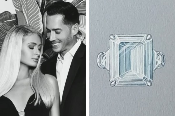Anel de noivado de Paris Hilton é avaliado em 10 milhões de reais (Foto: Reprodução / Instagram; reprodução)