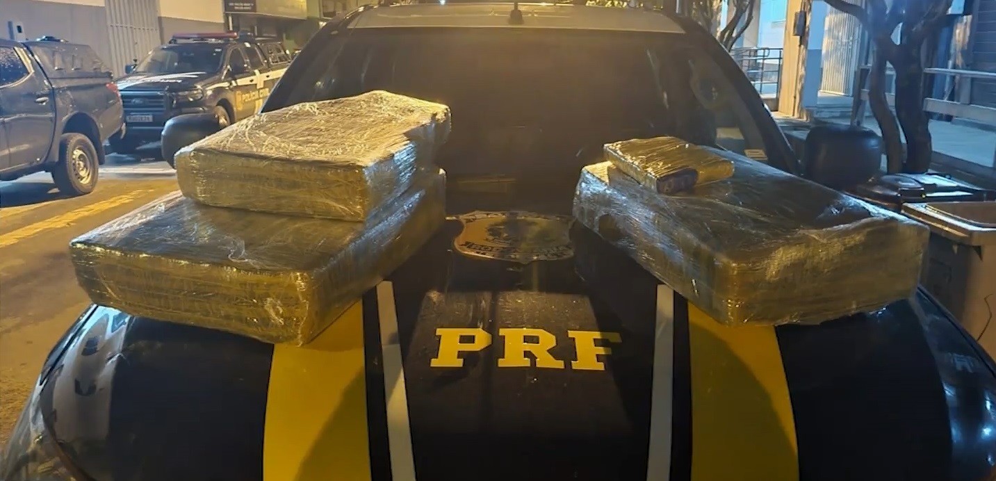 PRF prende duas mulheres suspeitas de transportarem 53 kg de maconha no MA