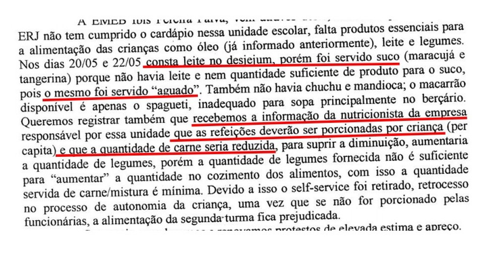 Escola de Araçatuba relatou troca de leite por suco 'aguado' (Foto: Polícia Federal/Reprodução)
