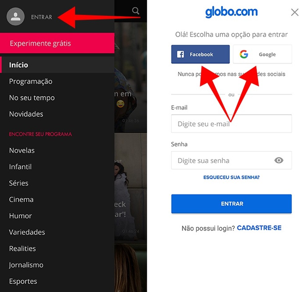Como Assistir TV No Celular Globoplay Tem Programa o Ao Vivo udio 