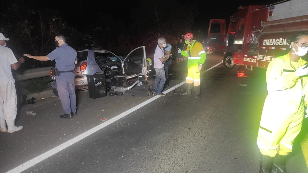 Acidente foi registrado na Rodovia Homero Severo Lins (SP-284), em João Ramalho — Foto: Polícia Rodoviária