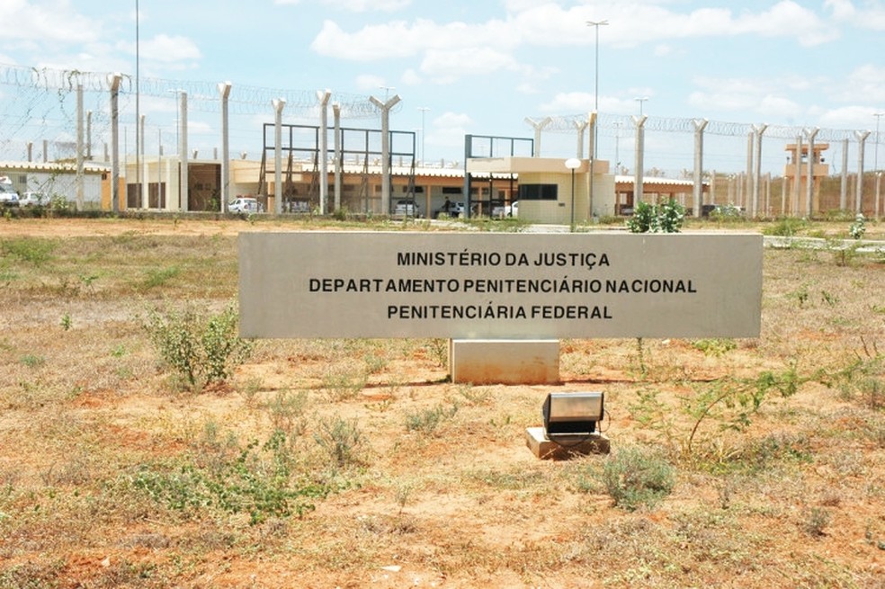 Presídio Federal de Mossoró recebeu 35 presos do Ceará nos últimos dois dias — Foto: Célio Duarte