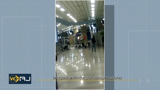 Resultado de imagem para Homem 'surta' e promove quebra-quebra no aeroporto do Galeão