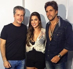 Vivian Amorim, BBB17, e Victor e Léo (Foto: Reprodução / Facebook)