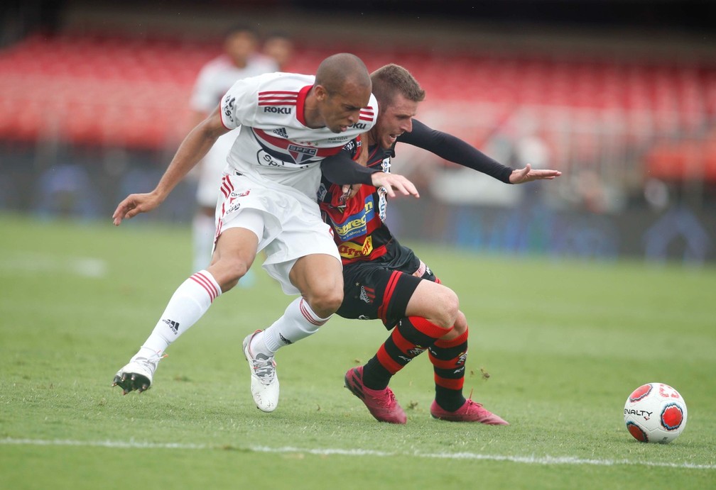 São Paulo x Ituano, Miranda, Aylon, Paulistão 2022 — Foto: Fernando Roberto/Ituano FC