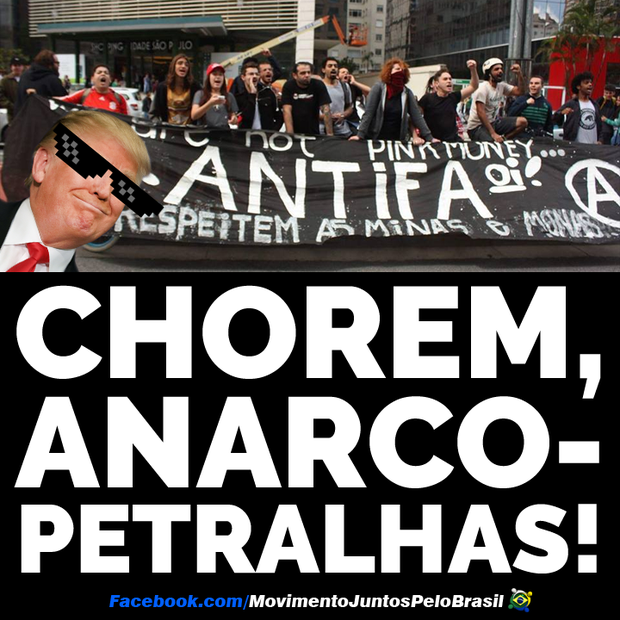 Post do Movimento Juntos pelo Brasil após vitória de Donald Trump (Foto: Reprodução/Facebook)