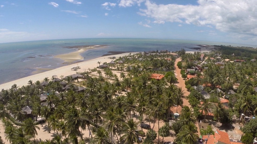 Vila dos Pescadores, Barra Grande, abre espaço para turismo — Foto: Reprodução/TV Clube