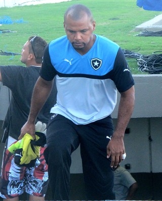 Jefferson Treino Botafogo  (Foto: Marcelo Baltar)