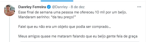 Danrley Ferreira (Foto: Reprodução/Twitter )