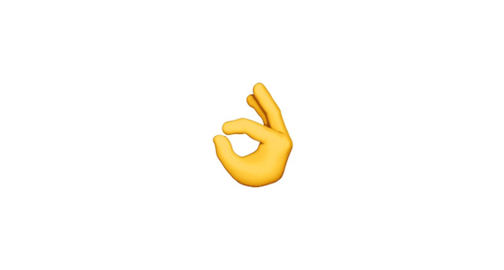 Emoji de OK  Foto: Reproduo/Emojipedia