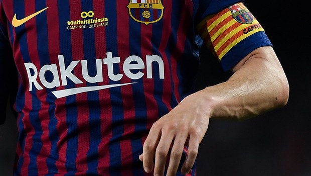 Jogador do Barcelona em jogo oficial do time (Foto: David Ramos/Getty Images)