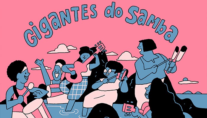 Quer Que eu Desenhe: Gigantes do samba (Foto: Bernardo França)